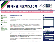 Tablet Screenshot of defense-permis.com